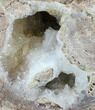 Crystal Filled Dugway Geode (Polished Half) #38878-3